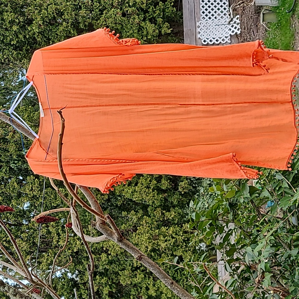 Crescent swim cover up s